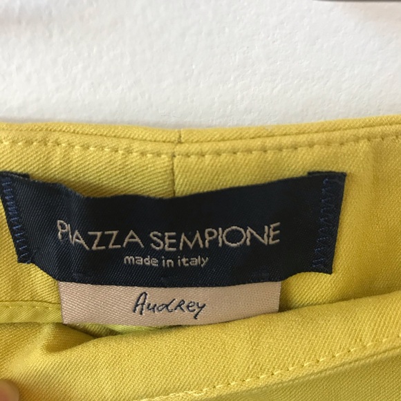 Piazza Sempione bright yellow Audrey pants - Picture 5 of 11